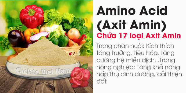 Bán Amino Acid (Axit Amin) dạng bột tan 100%